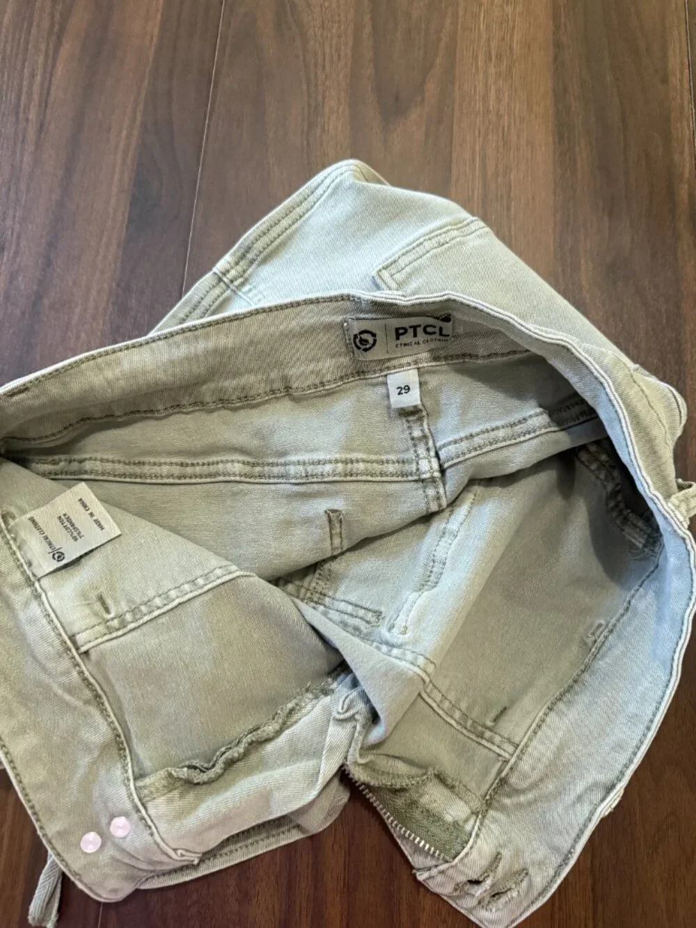 PTCL | Ethical Clothing Women's Mini Cargo Skirt 29 - Picture 5 of 11